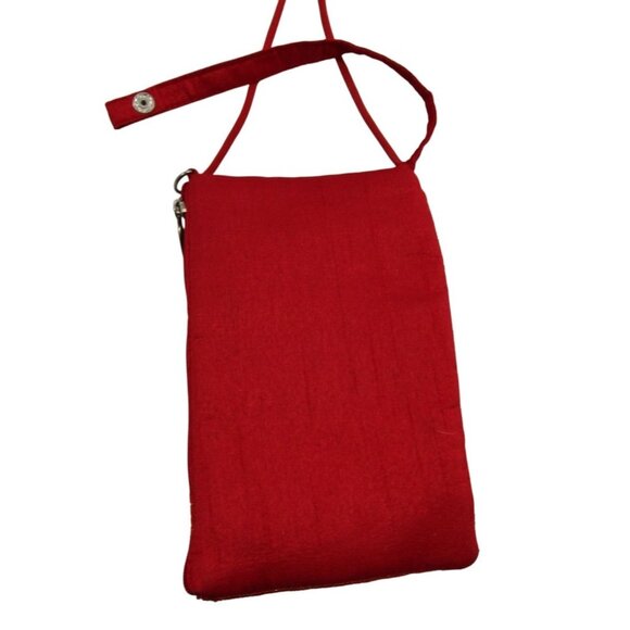 Beaded Christmas Tree Club Bag Two Pocket Crossbody Bamboo Trading Company GUC - Picture 8 of 10